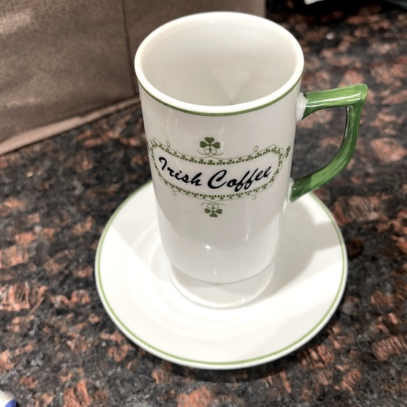 Irish coffee set 10A31 cup and saucer - Picture 1 of 6